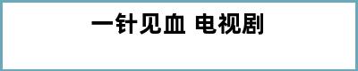 一针见血 电视剧